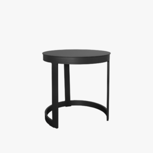 Side table - ALU135/ET/BLK - Aluminium